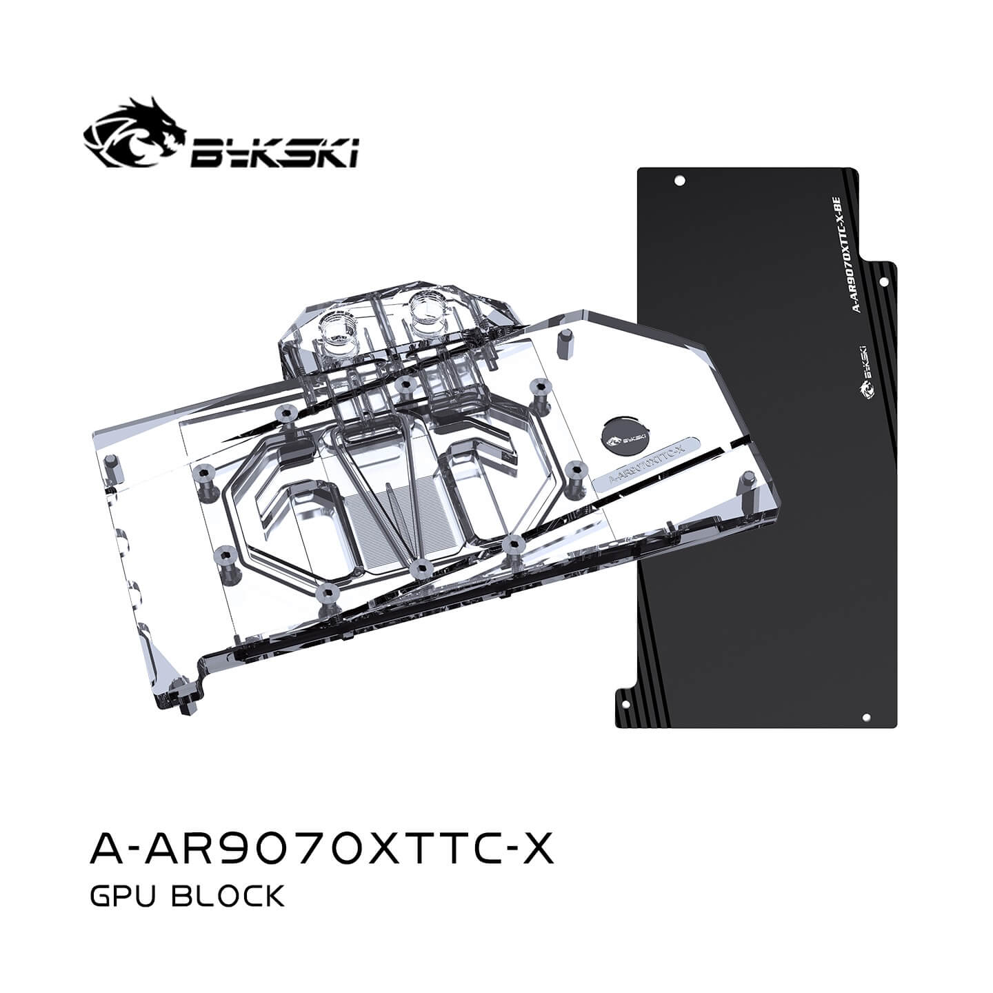 BYKSKI RX 9070 XT Taichi with Backplate