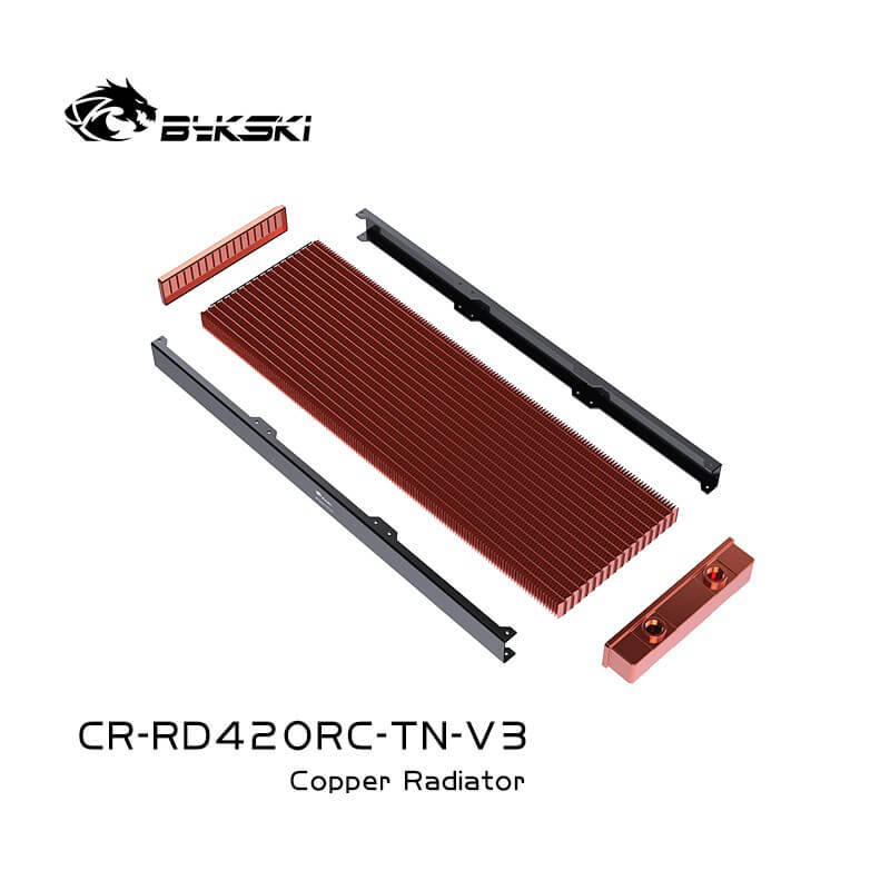 Bykski 420mm Radiator D30 Full Copper