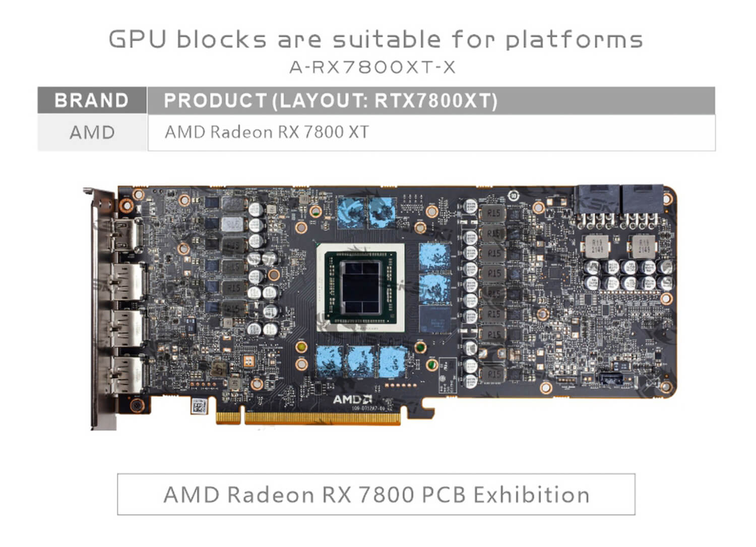 AMD Radeon RX 7800 XT  (incl. Backplate)