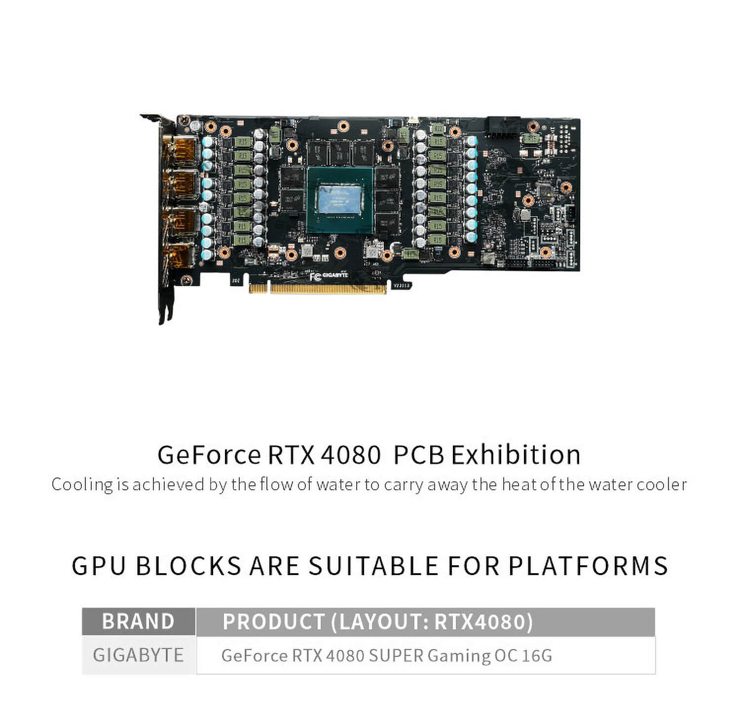 Gigabyte GeForce RTX 4080 SUPER Gaming  (incl. Backplate)