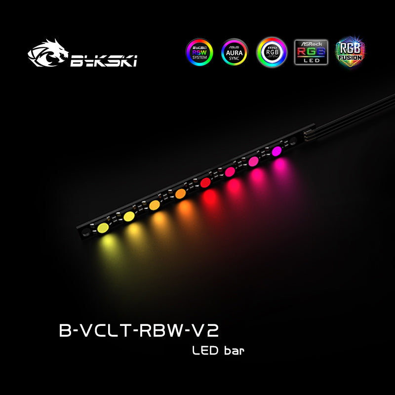 5v Water Block RBW LED Strip - 150mm V3 (B-VCLT-150X9RBW-V3)